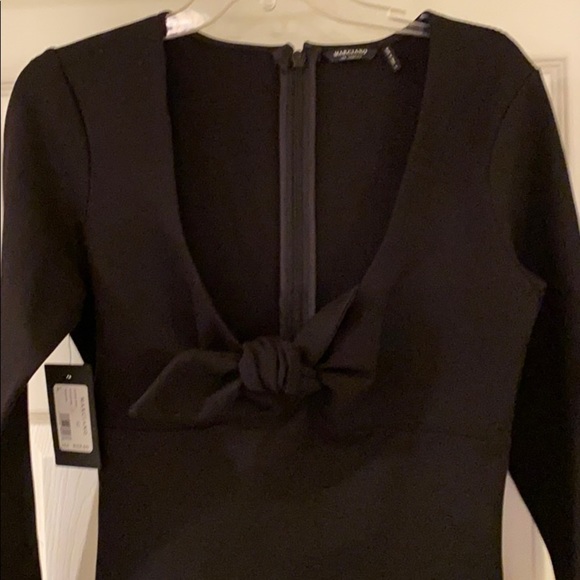 Marciano Long Sleeve Bow Tied  Dress size L - Picture 1 of 10